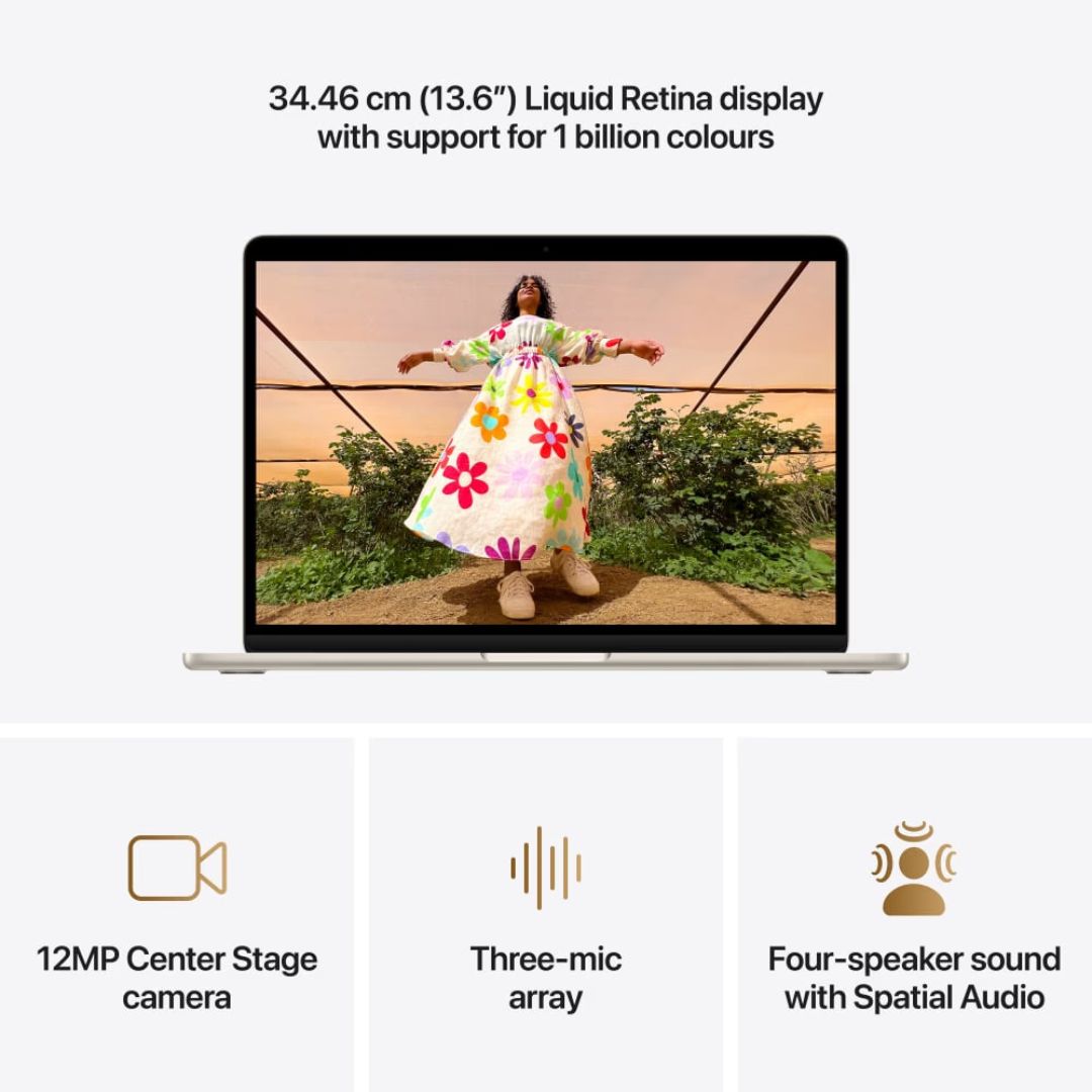 Apple MacBook Air M5 Starlight Price in India