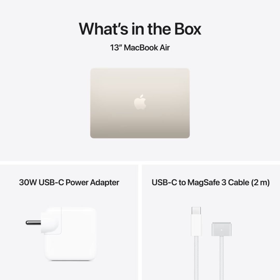Apple MacBook Air M5 Starlight Price in India