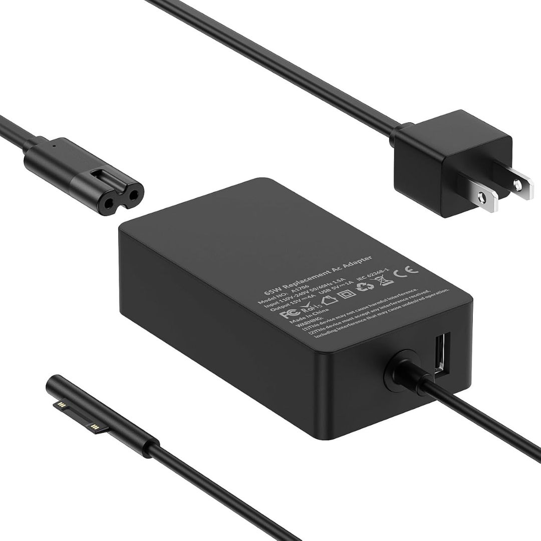 Microsoft Surface W8Z-00015 65W USB-C Charger Buy Online