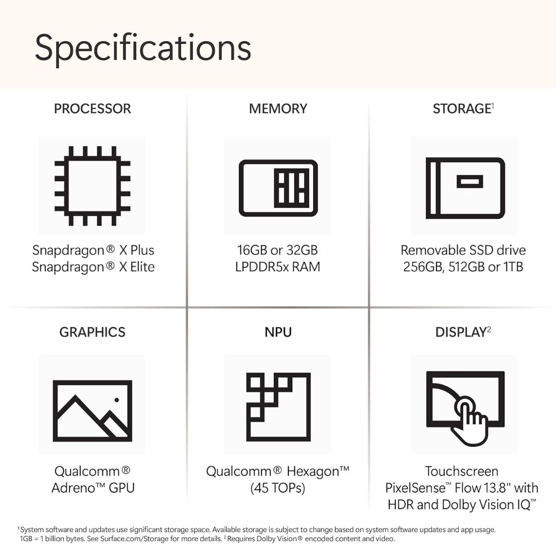 Microsoft Surface Laptop 7 Snapdragon AI Laptop